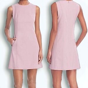 Theory Helaina Sleeveless Shift Dress in Stretch Italian Summer Wool